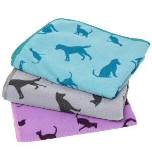 Rätik kassi ja koera kujutistega 100x60cm