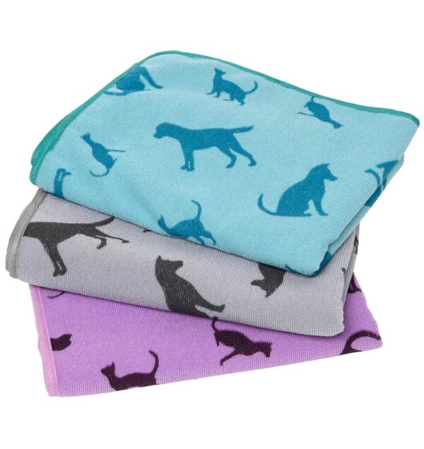 Rätik kassi ja koera kujutistega 100x60cm