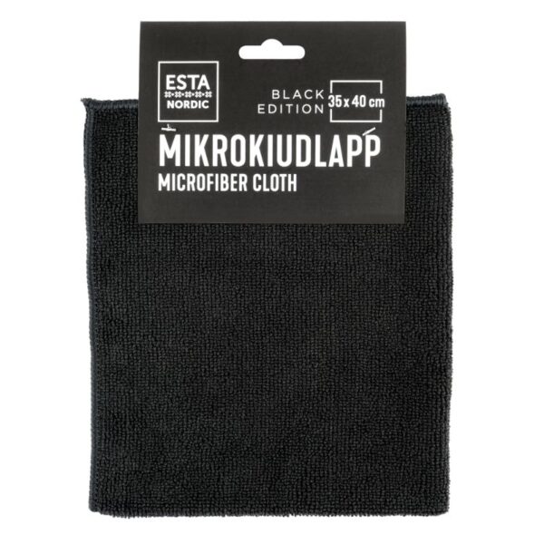 Mikrokiudlapp Nordic Black Edition 35x40cm
