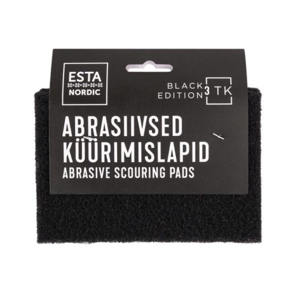 Abrasiivsed küürimislapid Nordic Black Edition 3tk/pk