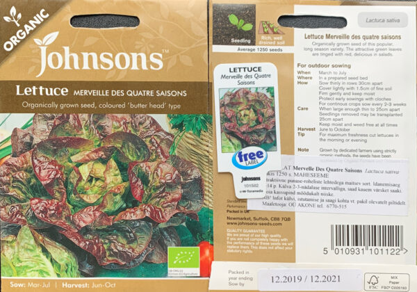 Lehtsalat 'Merville' 1250s MAHE