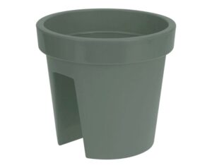 Rõdupott äärele Ø28x h25cm roheline