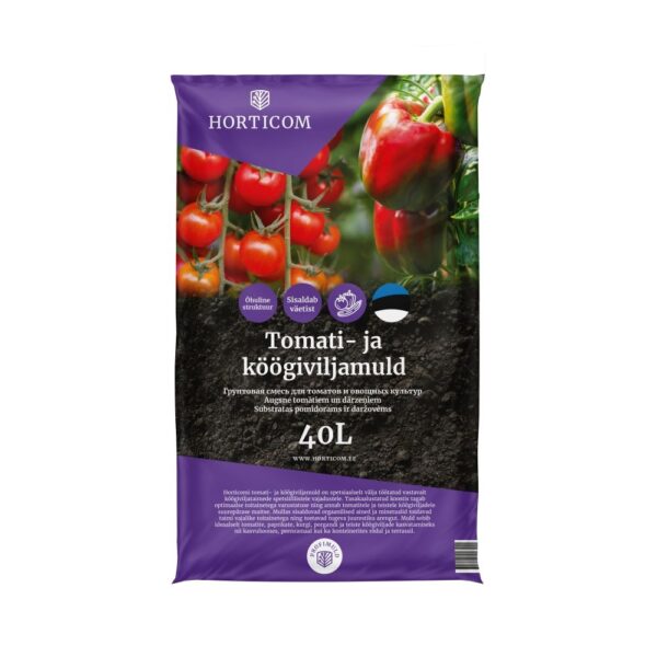 Horticom Tomati- ja köögiviljamuld  40L