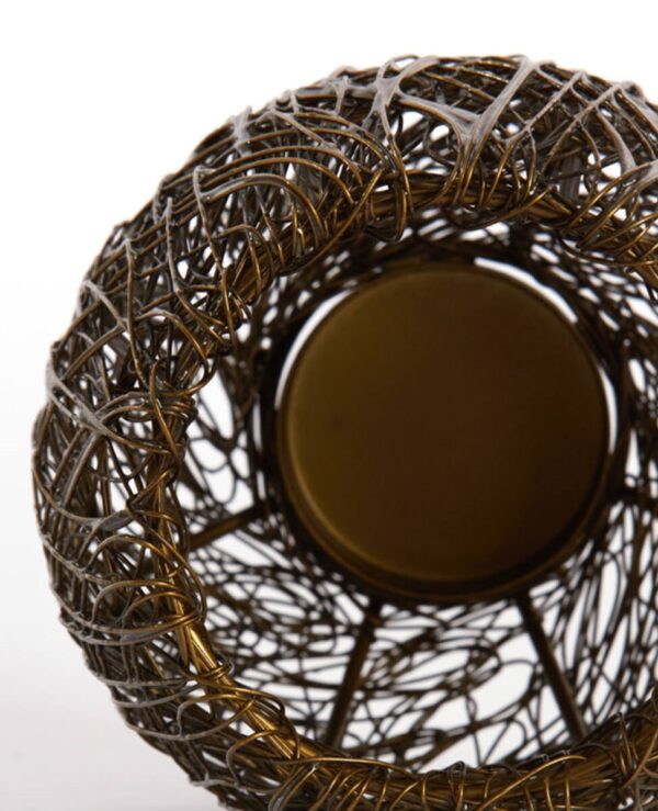 Küünlahoidja Sabana pruun Ø11x h10cm