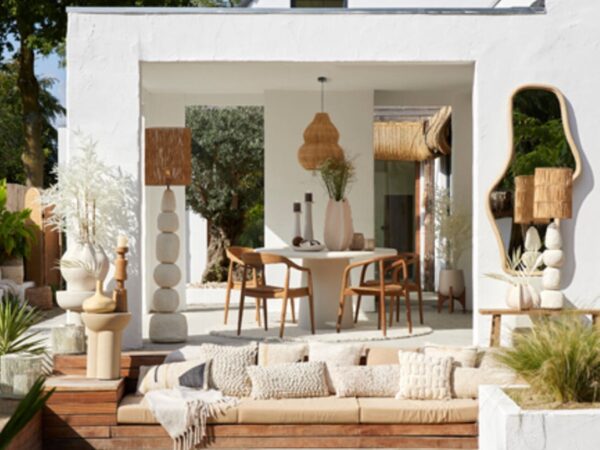 Dekoratiivpadi Sotani valge 45x45cm