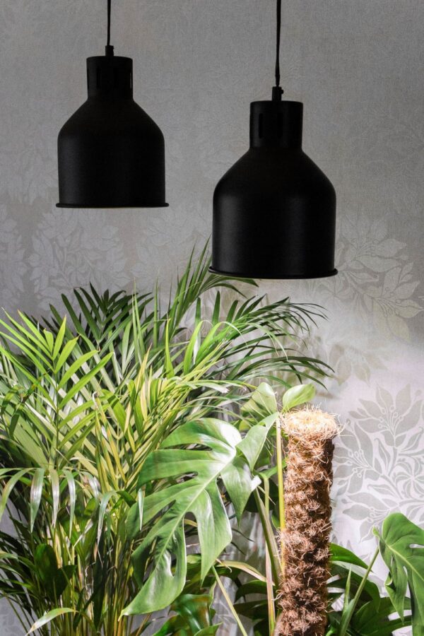 Taimelambi kuppel Saga E27, max 40W, must