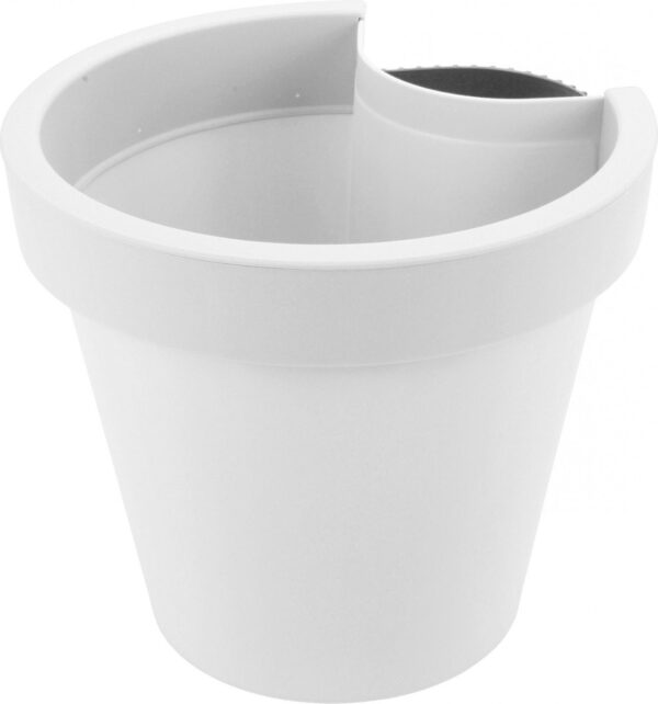 Lillepott EK vihmaveetorule 23,5x h21cm valge