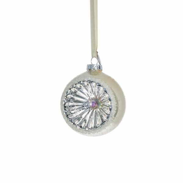 Klaaskuul Hevig valge Ø8cm