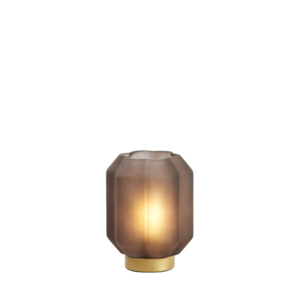 Laualamp Yvias pruun Ø13x h16,5cm