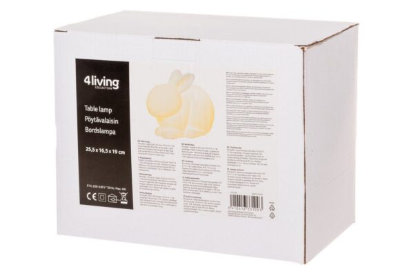 Laualamp Jänes valge