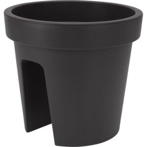 Rõdupott äärele Ø28x h25cm antratsiit