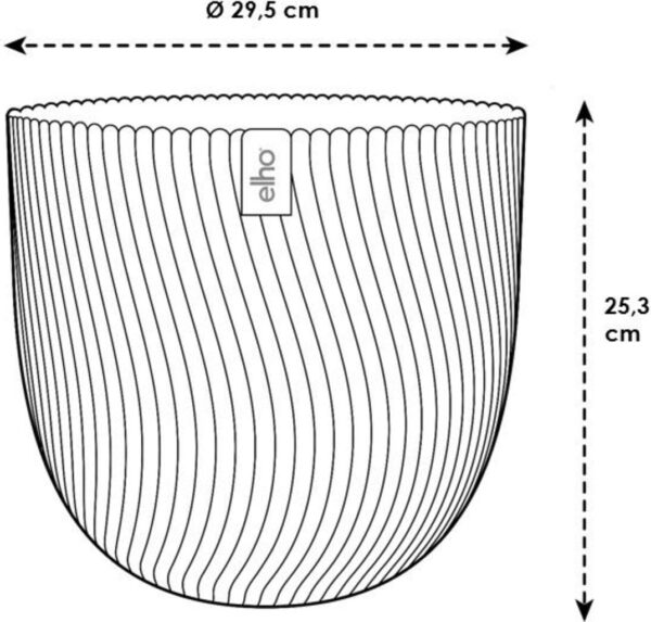 Istutuspott Sereh Ø30cm 13L rohekashall