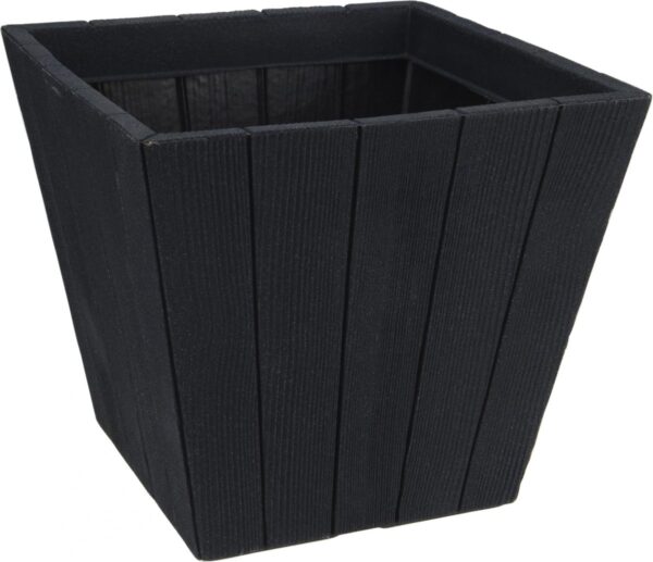 Õuepott Topf kandiline 38,5x38,5x h34cm must