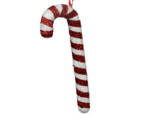 Kuuseehe Candy Cane valge, punane 3,5×11,5x h30cm