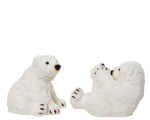 Dekoratsioon jääkaru valge 17x17x h17cm erinevad 1tk