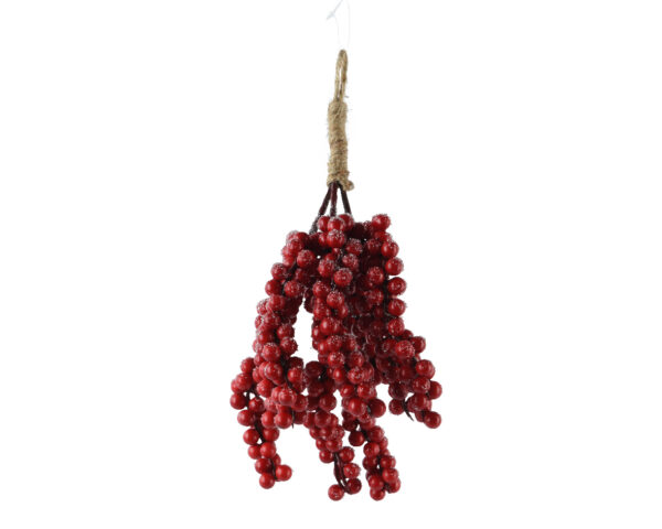 Kunstoks punaste marjadega 15x15x h25cm