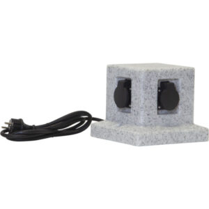 Pistikupesa õue Kivi 4-le hall IP44 20x20x h18cm