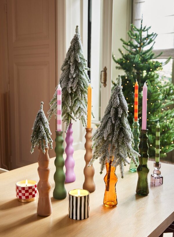 Kunstkuusk mini lumine roheline Ø20x h50cm