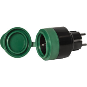 Pistikupesa Smart must IP44 5,68×5,68x h9,69cm