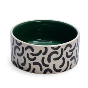 Sööginõu Mark koerale must/valge 700ml Ø16x h6cm