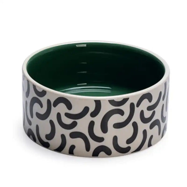 Sööginõu Mark koerale must/valge 700ml Ø16x h6cm