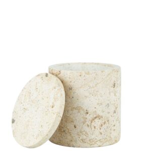 Lõhnaküünal Orhidee beež marmor 8cm