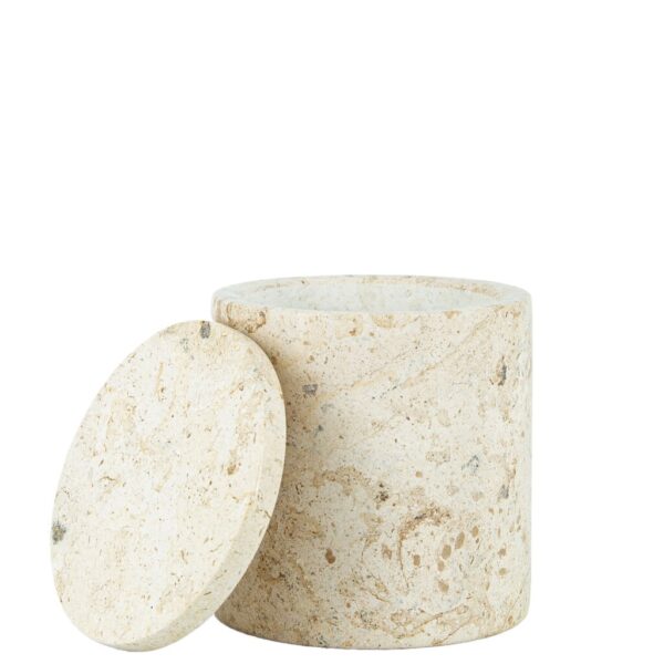 Lõhnaküünal Orhidee beež marmor 8cm