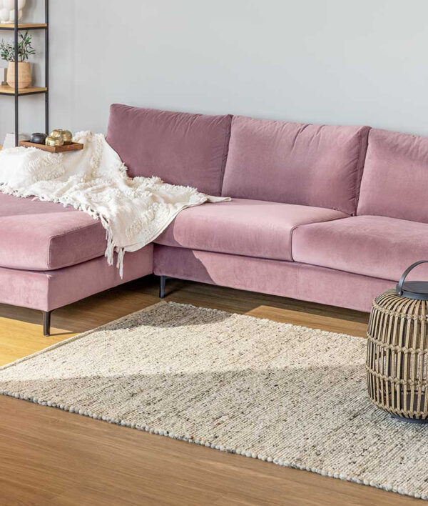 Kahepoolne käsikootud vaip Narma Hygge beež 140x200cm