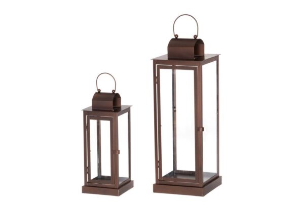 Latern Severi pruun 14x14x h36cm