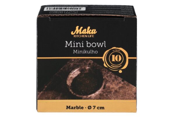 Maku kauss pruun marmor Ø7x h3cm