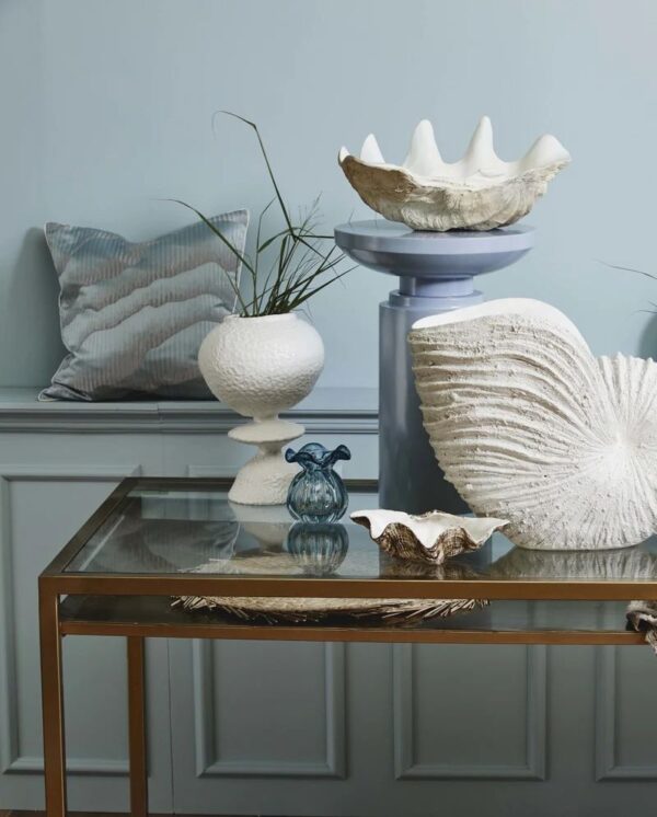 Dekoratiivne kauss Kichi valge 27x52x 18,5cm