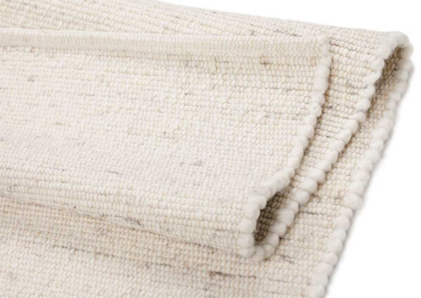 Kahepoolne käsikootud vaip Narma Hygge valge 140x200cm