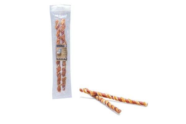 Närimispulk kana ja veiselihaga 40cm 2tk/pk