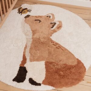 Vaip Rebane mesilasega 110x110cm