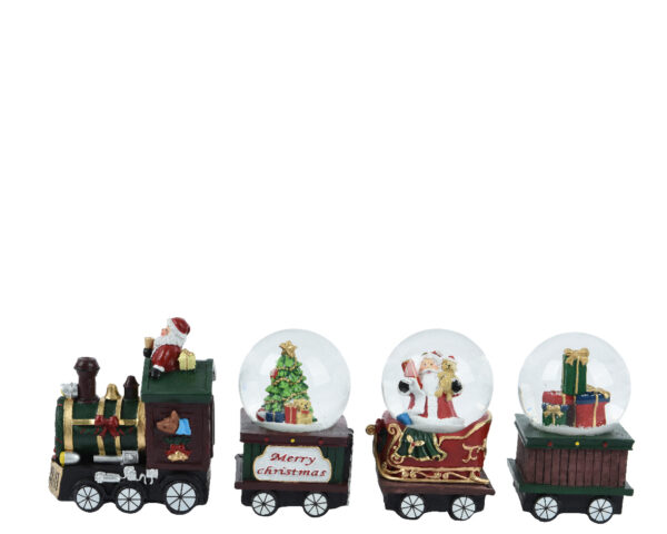 Dekoratsioon lumekuul rong Ø6,5cm erinevad 1tk