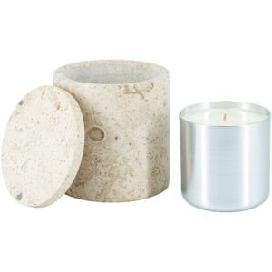 Lõhnaküünal Orhidee beež marmor 8cm