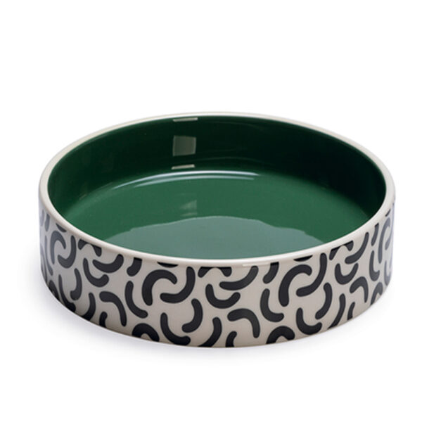 Sööginõu Mark kassile must/valge 350ml Ø16,5x h4cm