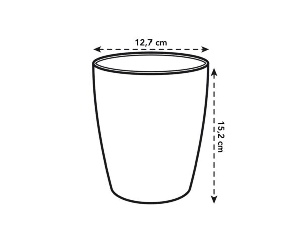 Orhideepott Brussels Ø13x h16cm lilla