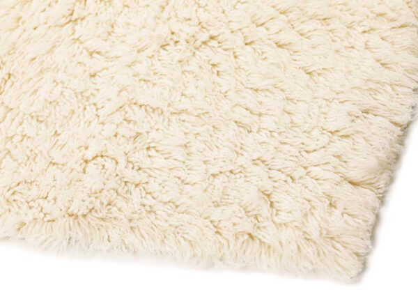 Käsikootud vaip Narma Flokati valge 60x120cm
