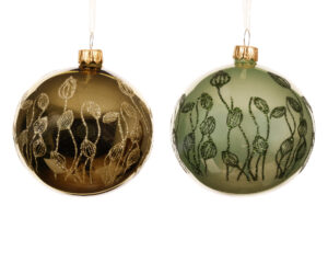 Klaaskuul glitter moonid Ø8cm värvivalik 1tk