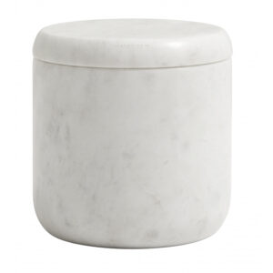 Hoiukarp valge marmor Ø10x h10cm