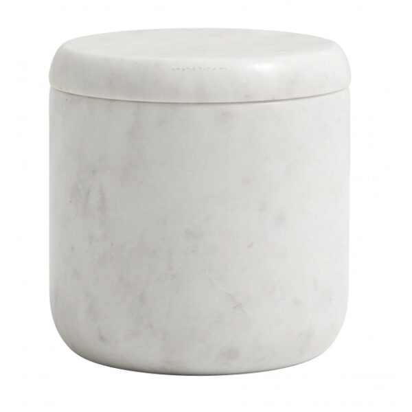 Hoiukarp valge marmor Ø10x h10cm