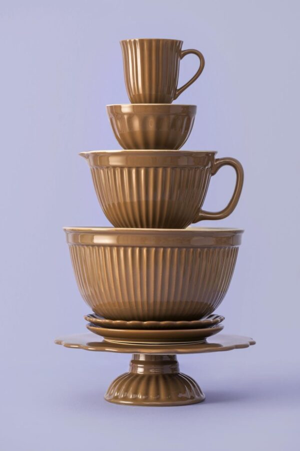 Kauss suur Mynte Hazelnut 18x12x24cm