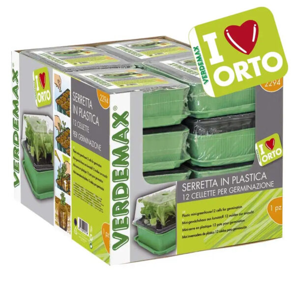 Kasvukonteiner turbakassetiga 20x14x h11cm roheline