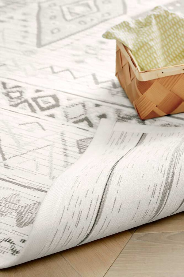 Kahepoolne vaip Narma Mooste valge 140x200cm