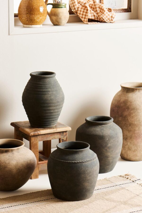 Taburet Unique mini pruun 26x26x h28cm