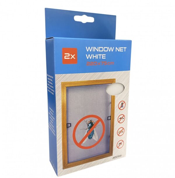 Putukavõrk uksele Festa 220x75cm valge + kinnitusteip 5,8m 2tk/pakis