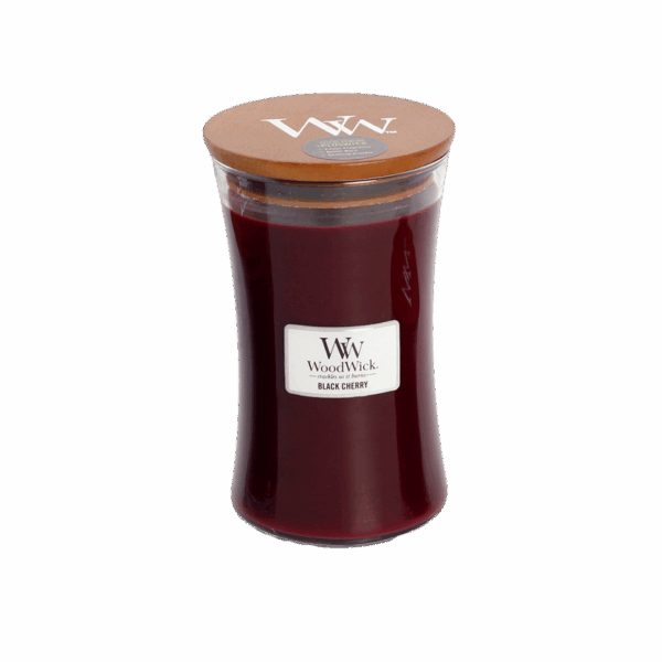 Lõhnaküünal WoodWick Black Cherry, large