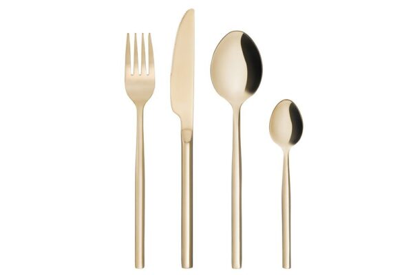 Maku söögiriistad Resteel kuldne 16tk komplektis