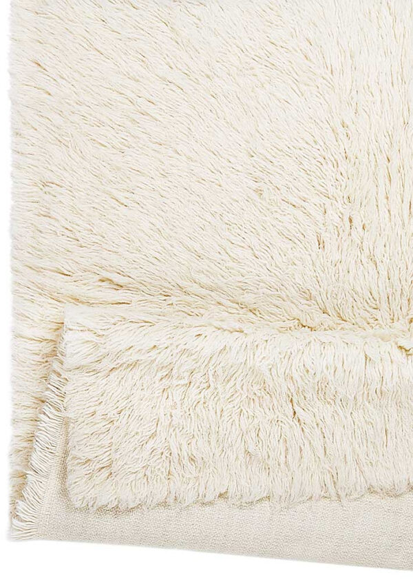 Käsikootud vaip Narma Flokati valge 60x120cm